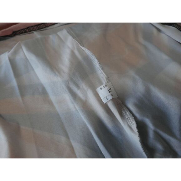 Women's Orange & Black Abstract Sleeveless Scoop-Neck Maxi Dress XL #1991-C4 - Picture 7 of 7